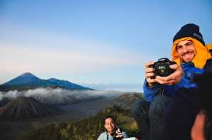 Памятные фотографии с вулкана Бромо